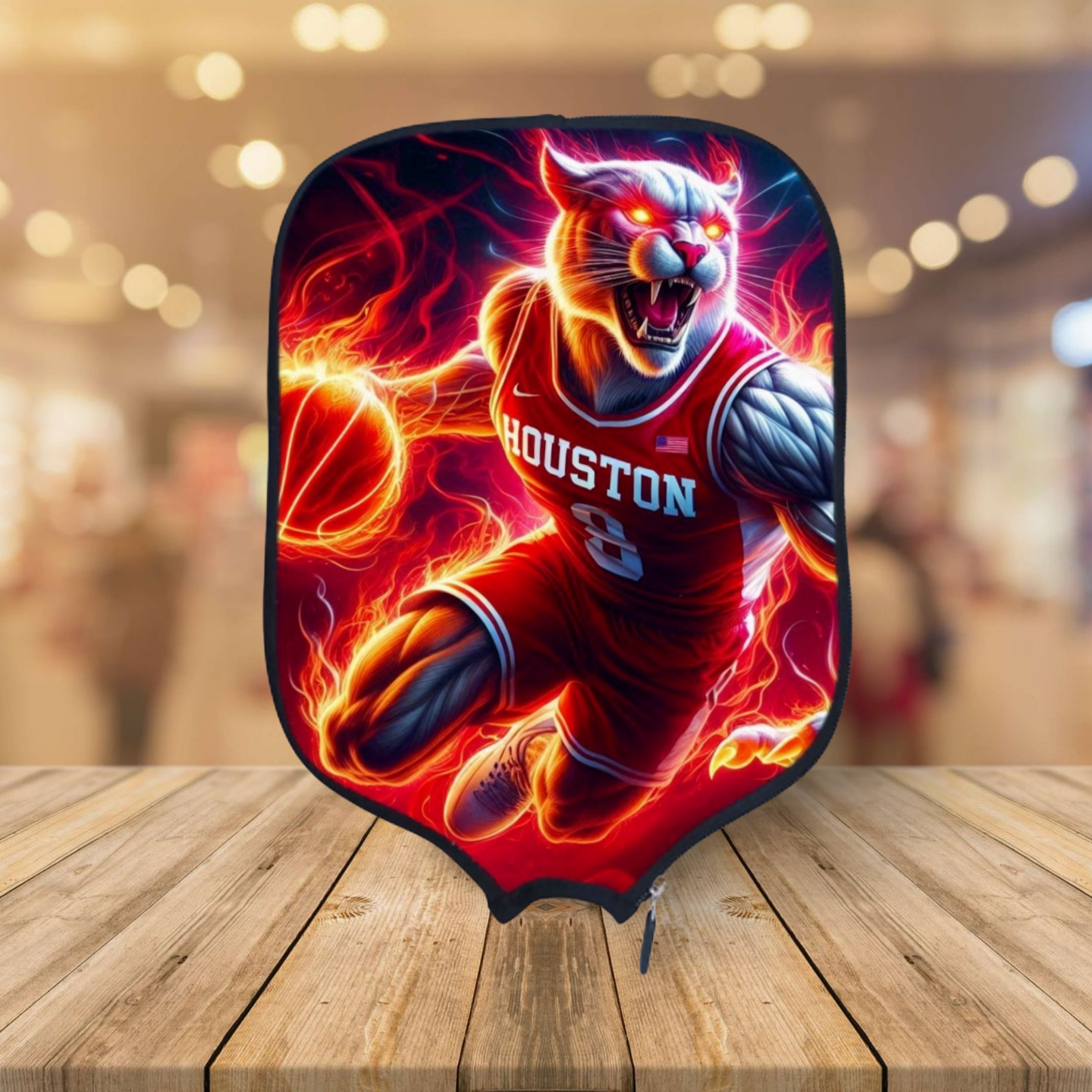 Houston Cougars - Basketball - Pickleball Paddle Cover