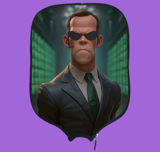 Matrix - Agent Smith - Pickleball Paddle Cover