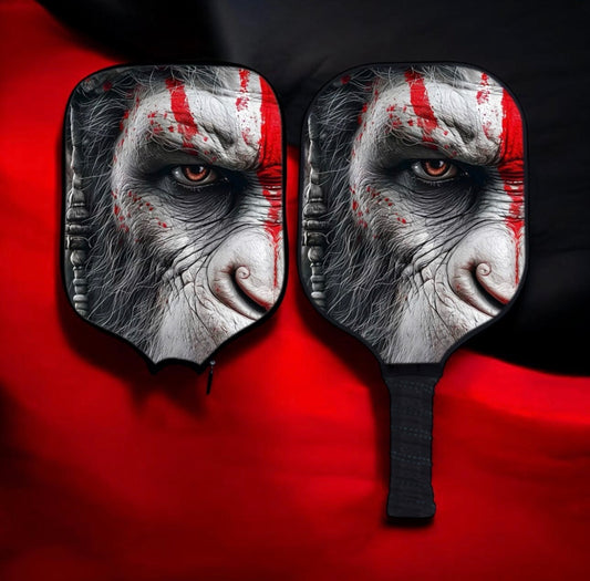 Planet of The Apes - "This Means War!" Limited Edition with Cover - Pickleball Paddle
