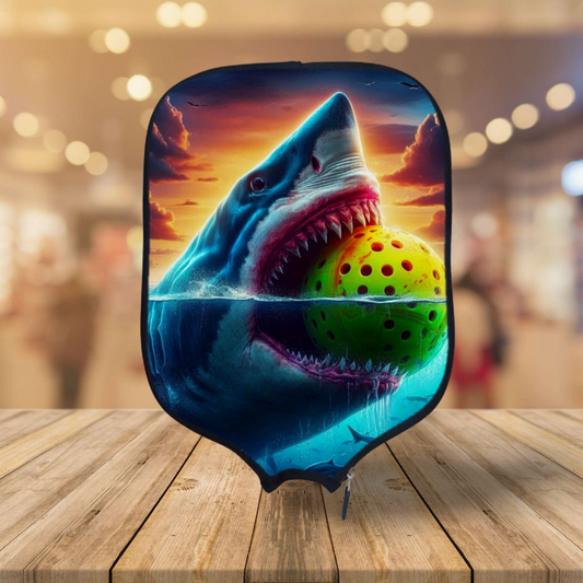 JAWS - "Going To Need A Bigger Paddle!" - Pickleball Paddle Cover