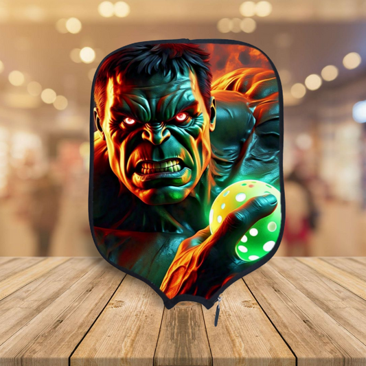Hulk Want Rematch! - Pickleball Paddle Cover