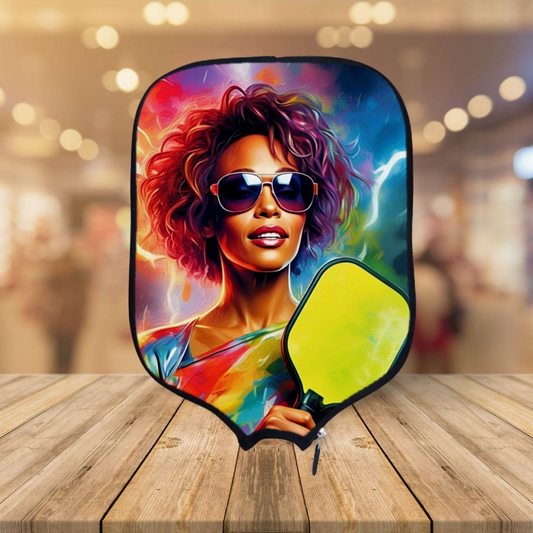Whitney Houston - Music Series - Pickleball Paddle Cover