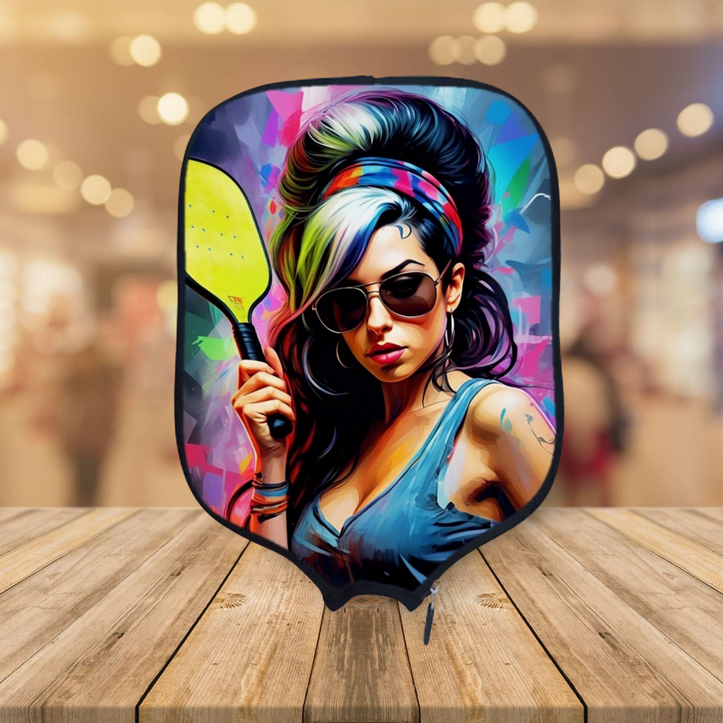 Amy Winehouse - Music Series - Pickleball Paddle Cover
