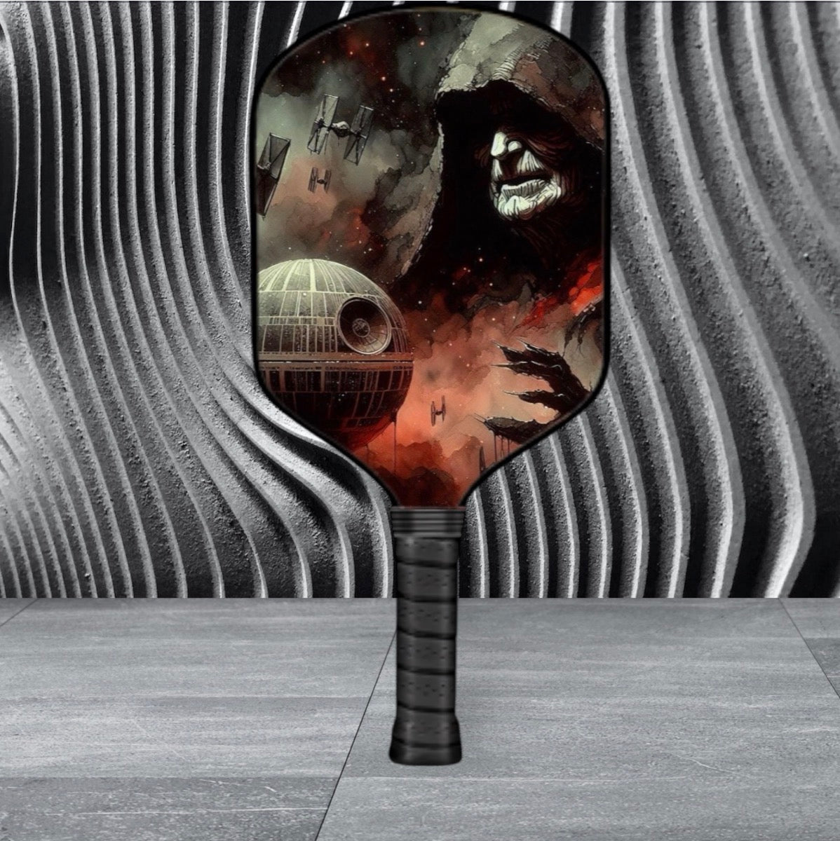 Emperor Palpatine/Death Star - Star Wars - Pickleball Paddle