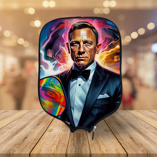 James Bond - Daniel Craig - Pickleball Paddle Cover