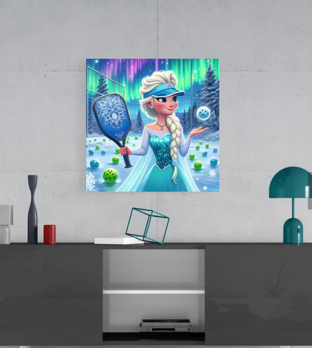 Frozen - Elsa - Lienzo decorativo de alta resolución para pared