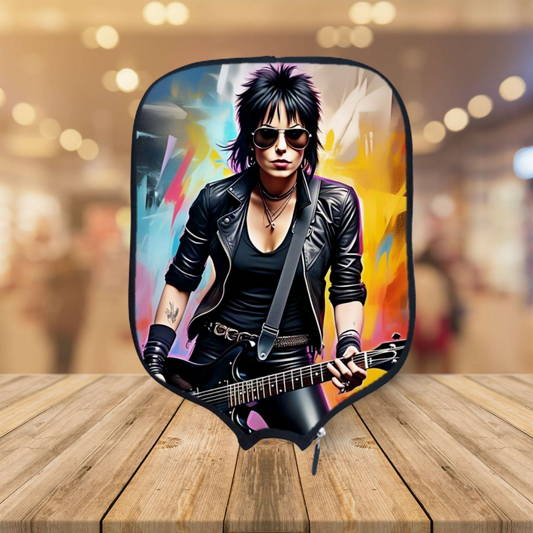 Joan Jett - Music Series - Pickleball Paddle Cover
