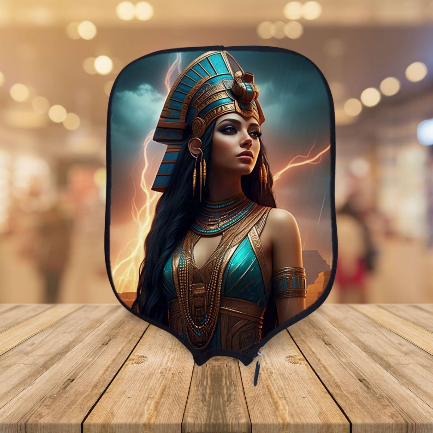 Ancient Egyptian Gods - Mut - Pickleball Paddle Cover