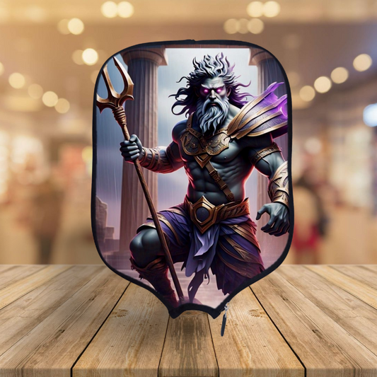 Poseidon - Mythological Gods - Pickleball Paddle Cover