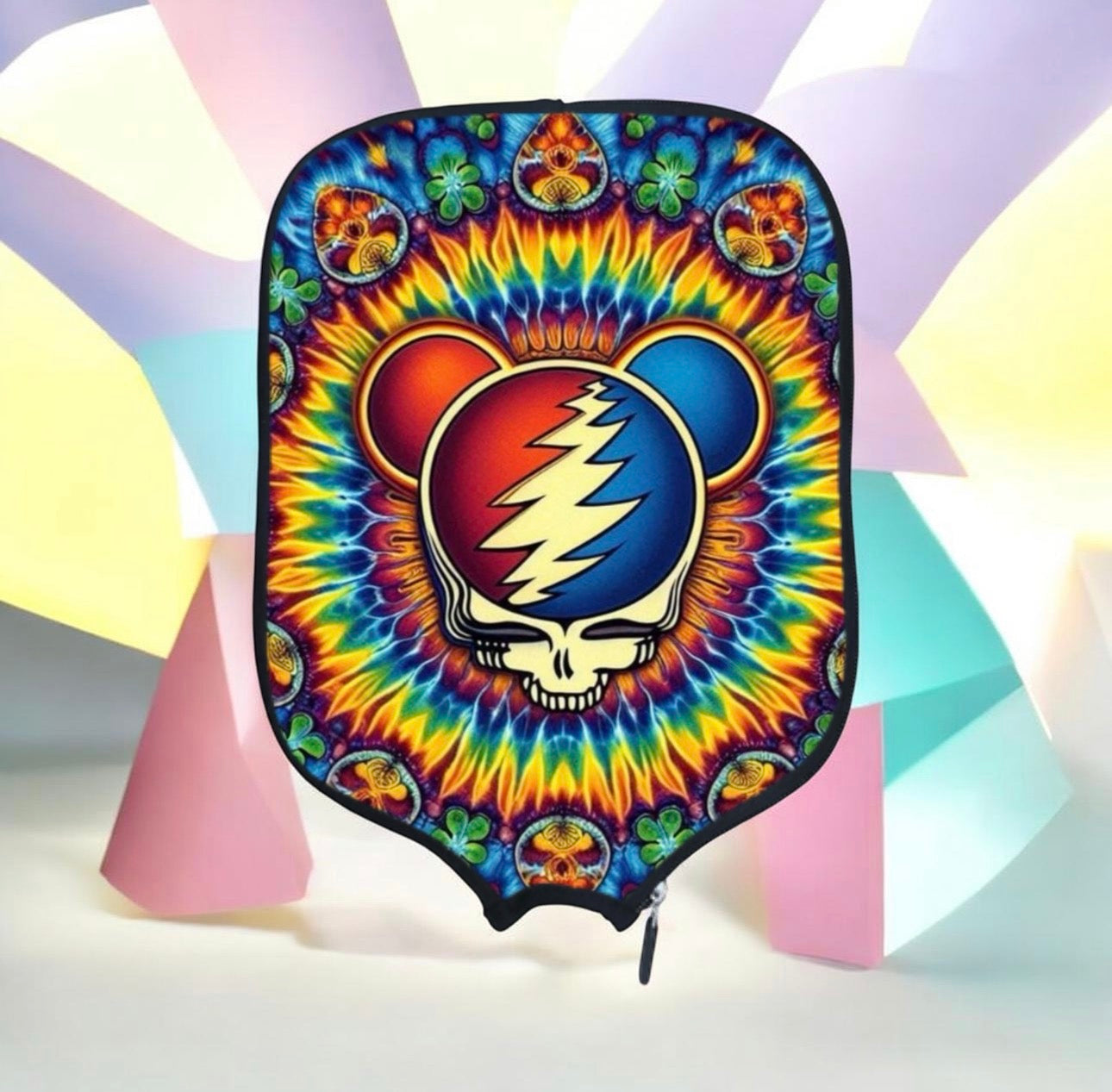 Grateful Dead Drops - Stealie Bear - Pickleball Paddle Cover