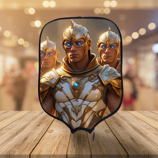 47 Cubierta de paleta Ronin/Tigre blanco Pickleball 