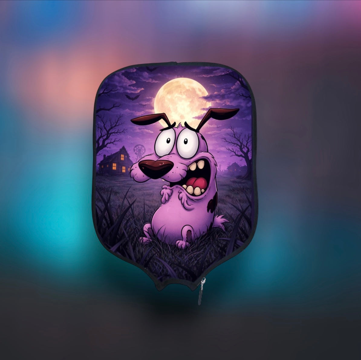 Courage the Cowardly Dog - Pickleball Paddle Cover