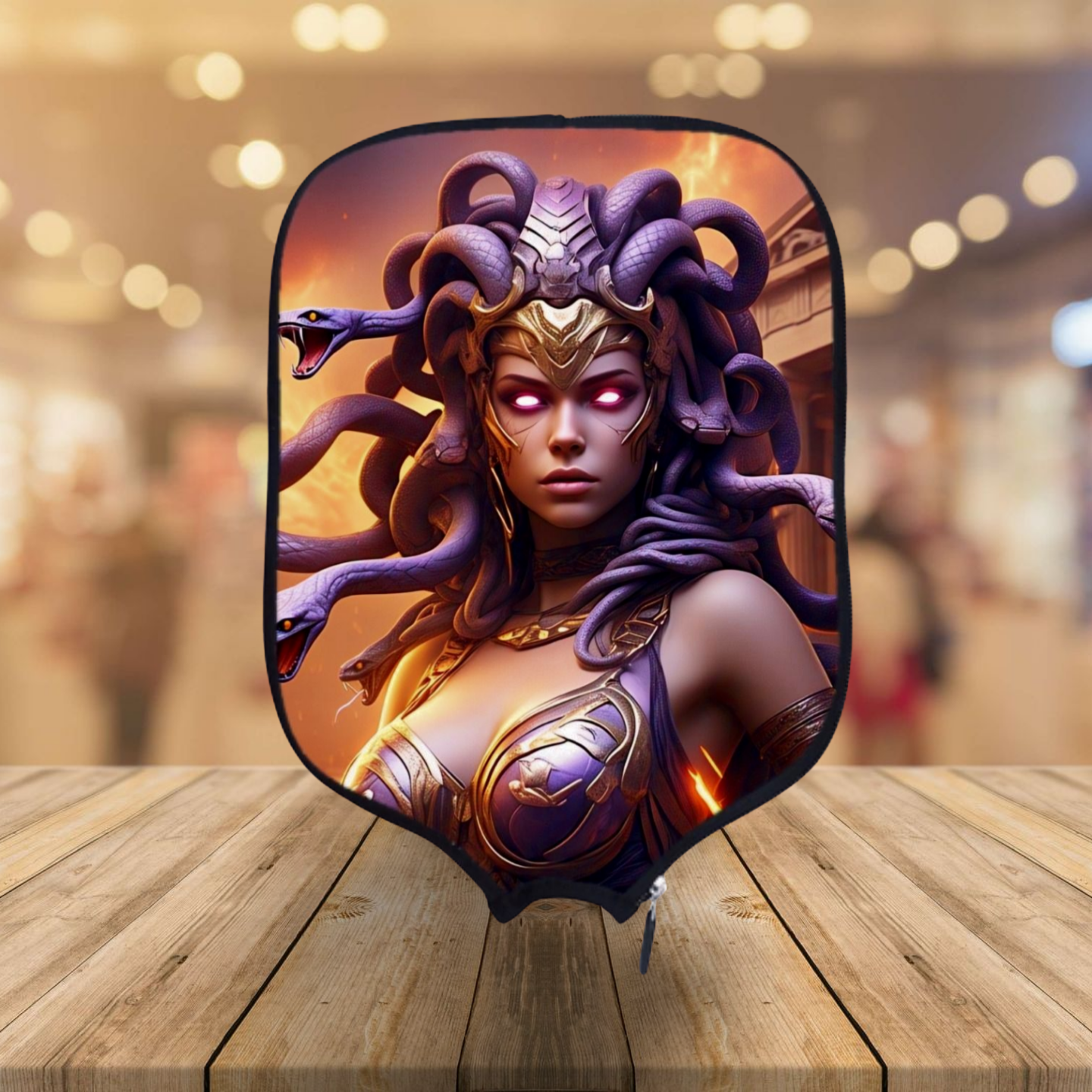 Medusa - Mythological Gods - Pickleball Paddle Cover