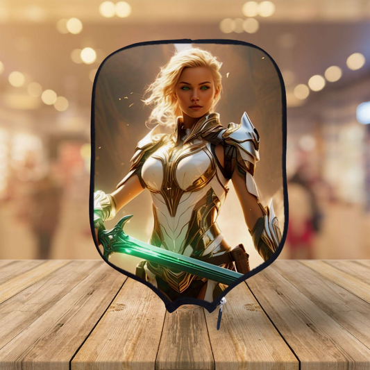 47 Cubierta de paleta Ronin/Tigre blanco Pickleball 