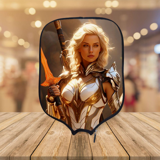 47 Cubierta de paleta Ronin/Tigre blanco Pickleball 