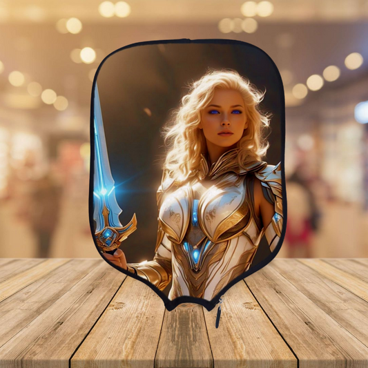 47 Cubierta de paleta Ronin/Tigre blanco Pickleball 