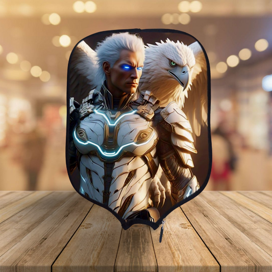 Etiolate and Seeker- The Kingdom of Avalon Isles - Pickleball Paddle Cover