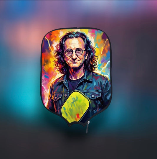 RUSH - Geddy Lee - Pickleball Paddle Cover