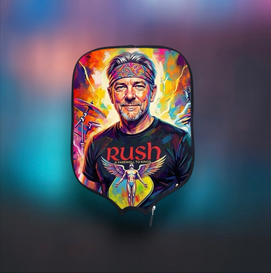 RUSH - Neil Peart - Pickleball Paddle Cover