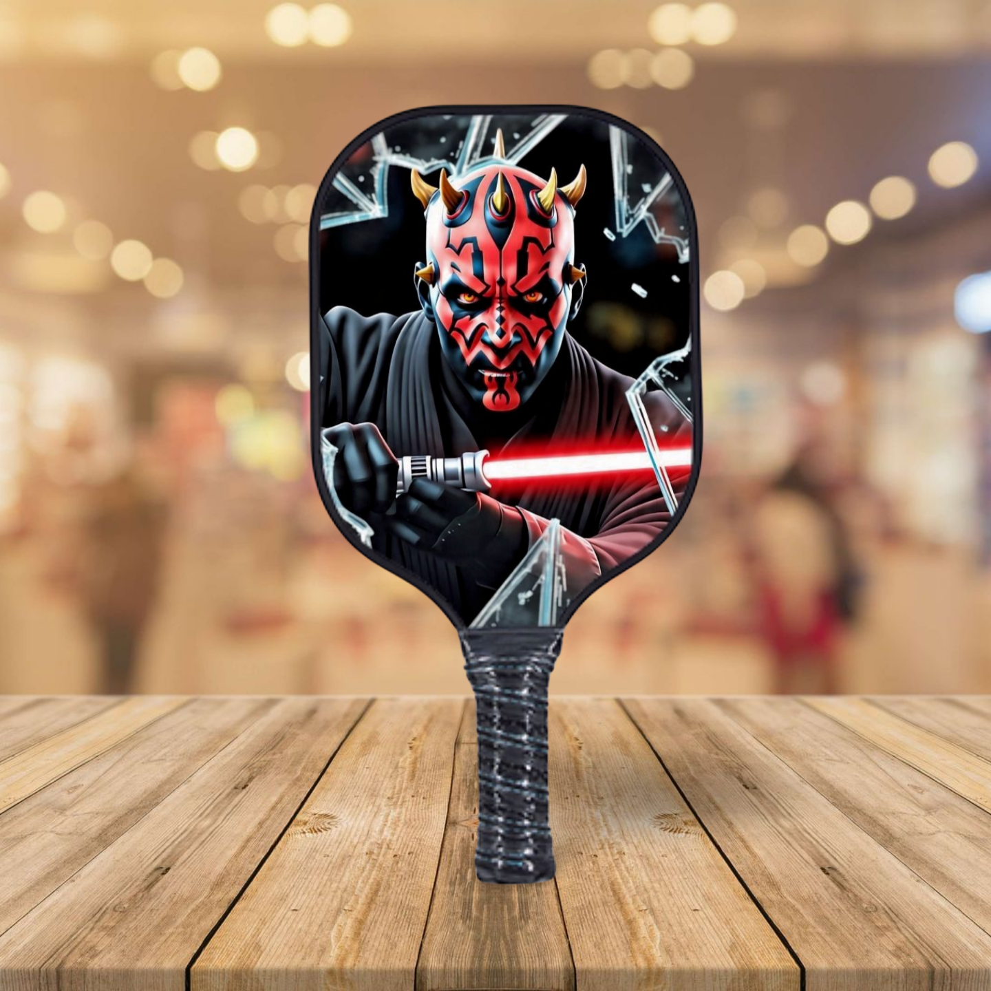 Jedi Order vs Sith Order - Broken Glass - 4 Paddle Pickleball Set - Star Wars