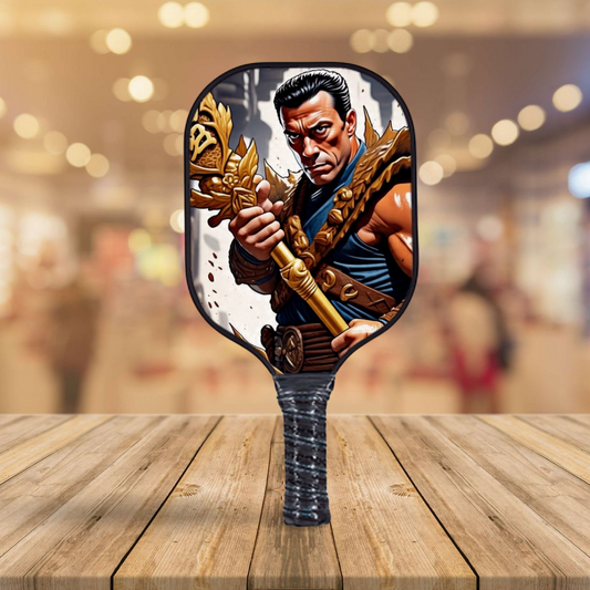 Martial Art Legends  - Jean-Claude Van Damme- Pickleball Paddle