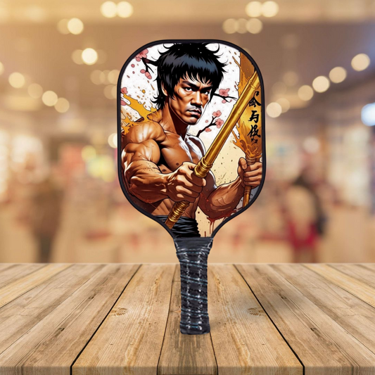 Martial Art Legends  - Bruce Lee - Pickleball Paddle