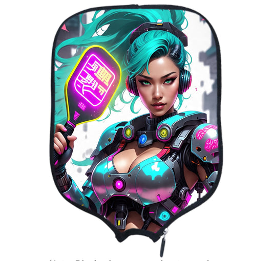 Drop Dead Shot Squad - Net Gains - Pickleball Paddle Cover