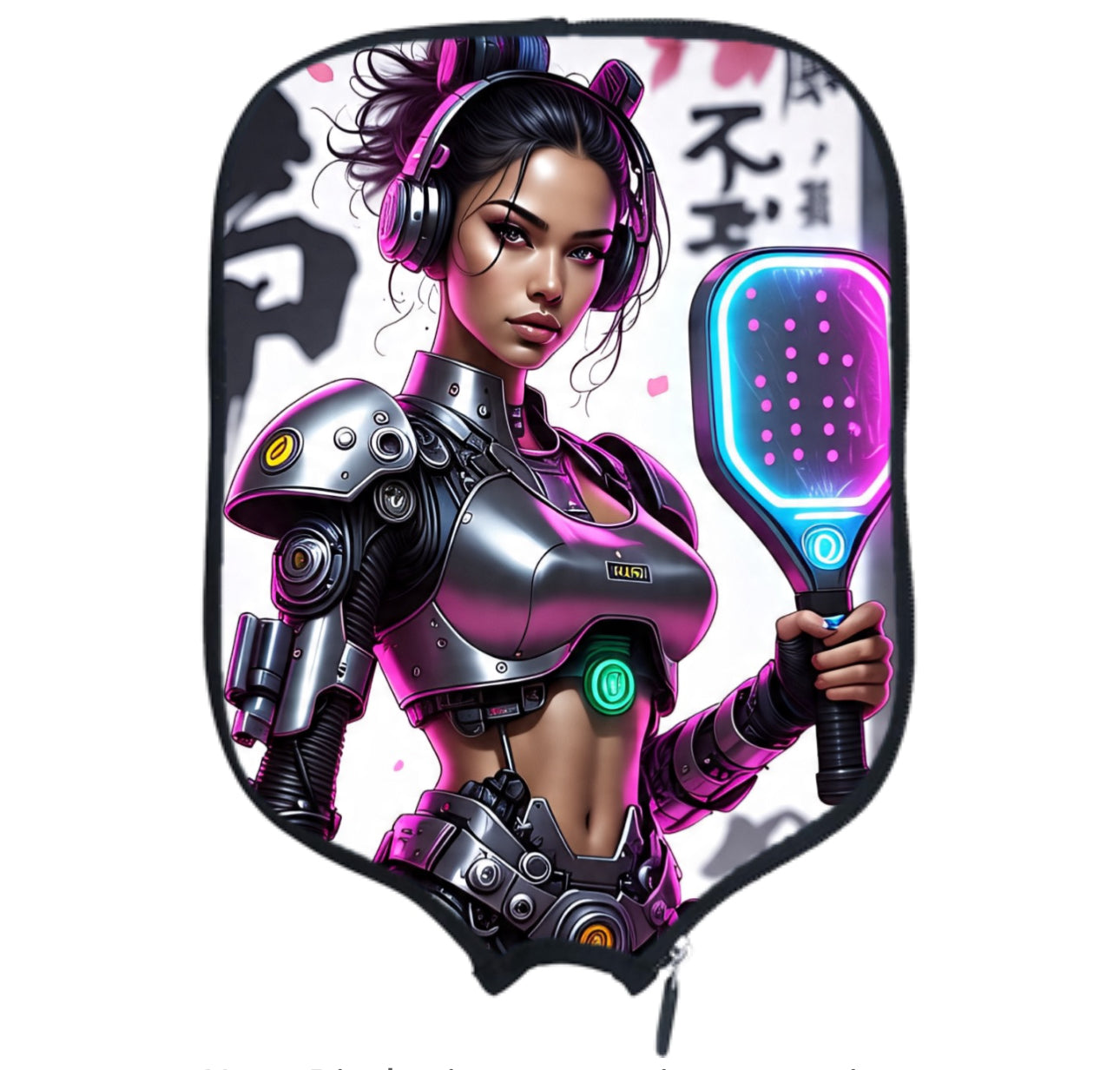 Drop Dead Shot Squad - Ball Buster - Pickleball Paddle Cover