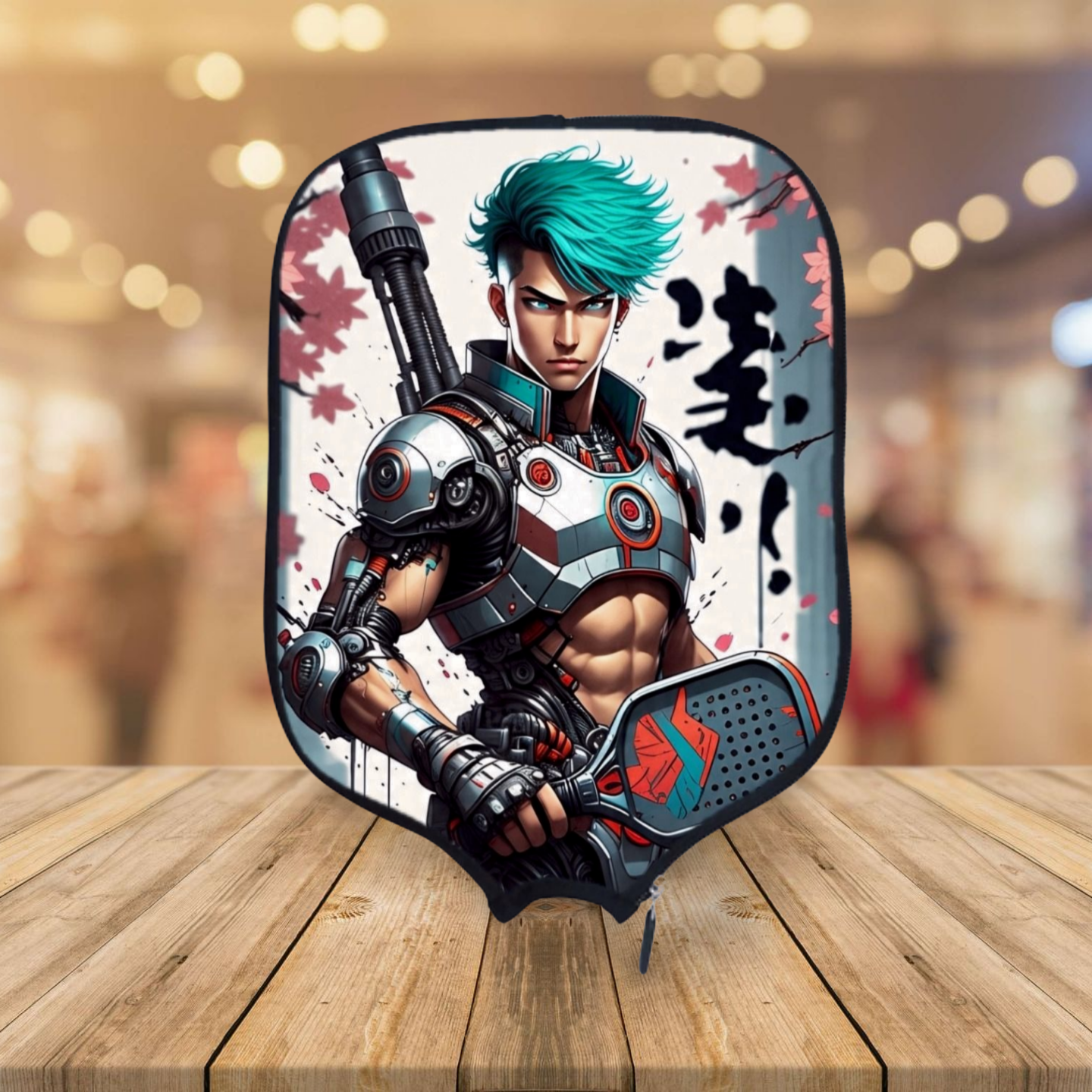 Ace Avengers - Dink Dynamo - Cyberpunk  - Pickleball Paddle Cover