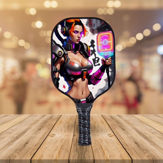 Drop Dead Shot Squad - Electric Ella - Pickleball Paddle