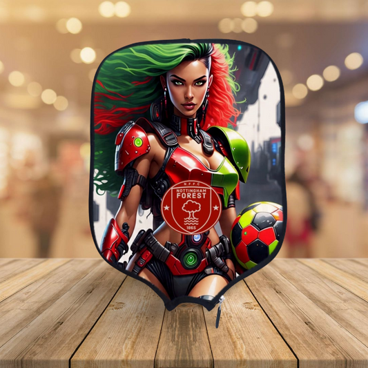 Nottingham Forest F.C.  - Cyberpunk  - Pickleball Paddle Cover