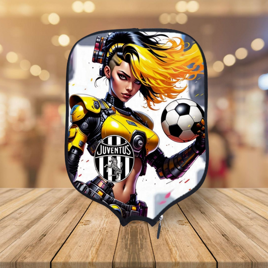 Juventus Football Club - Cyberpunk - Pickleball Paddle Cover