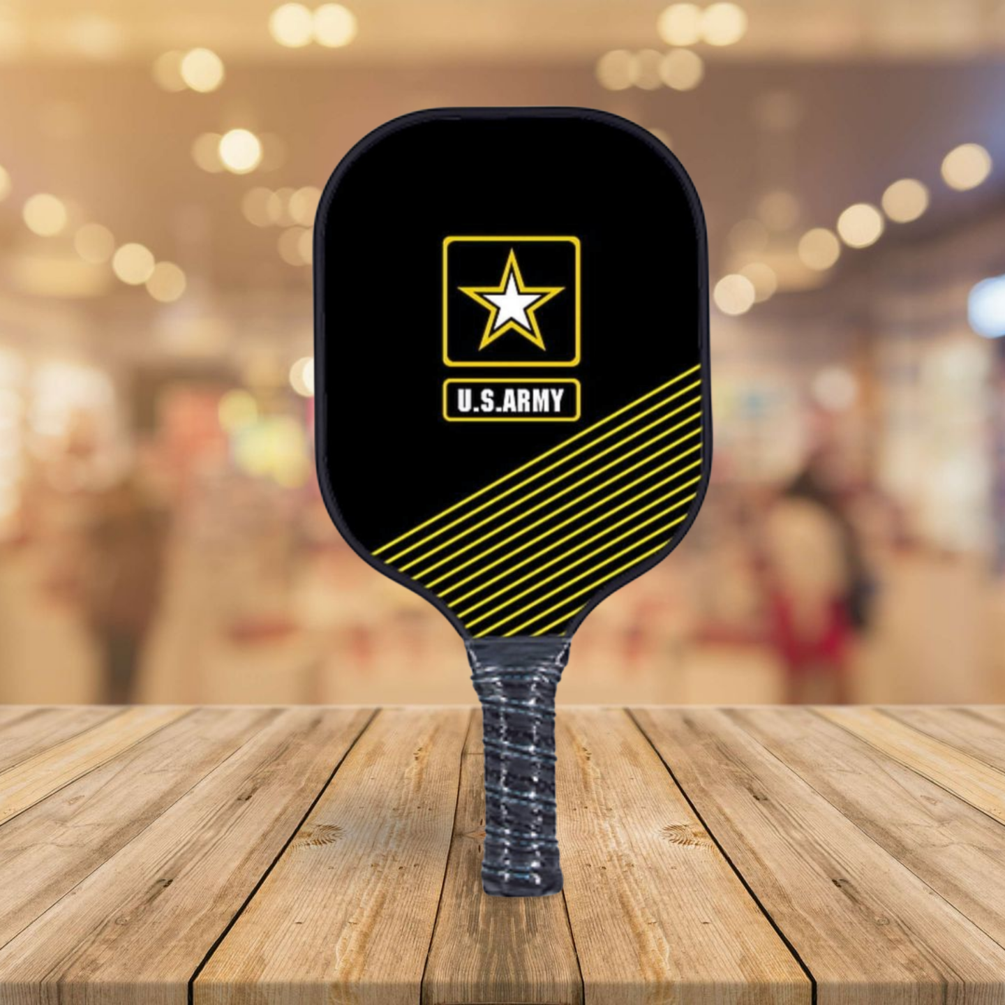 Army - Stripes - Pickleball Paddle