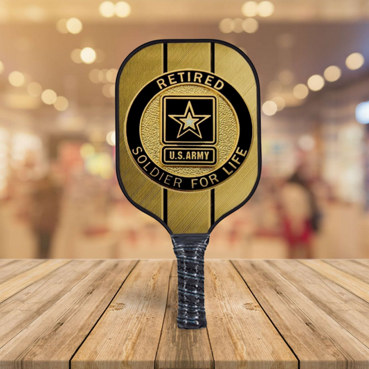 Army - Retired - Pickleball Paddle