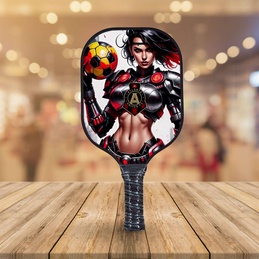 Atlanta United F.C. - Cyberpunk - Pickleball Paddle