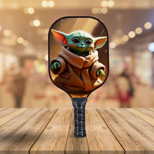Din Grogu - Baby Yoda - Mandalorian- Pickleball Paddle