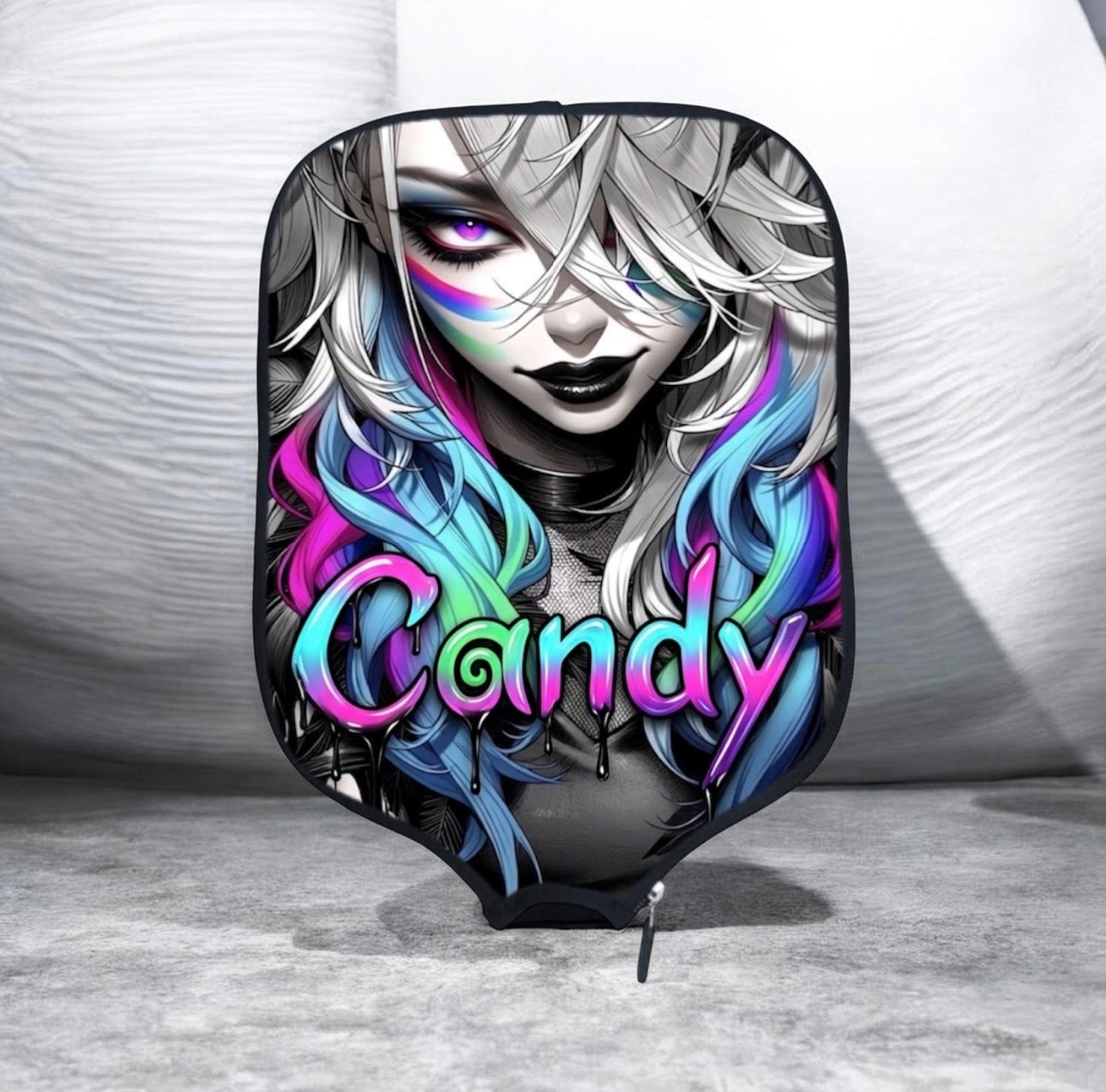 Mad Pickler Candy Luzz Edition - Pickleball Paddle Cover