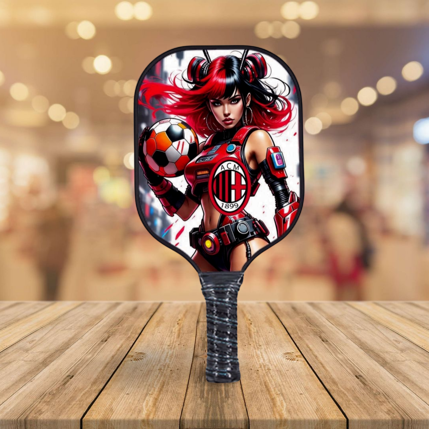AC Milan - Cyberpunk - Pickleball Paddle