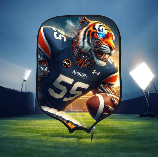 Auburn University - Tiger Football Uniform - Pickleball Paddle Cover
