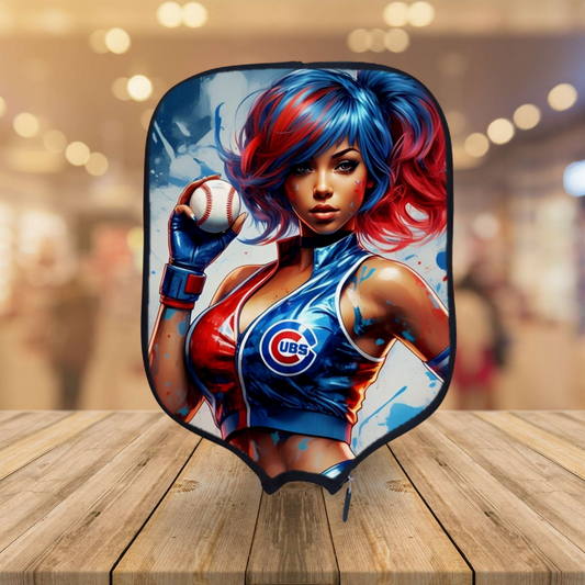 Atlanta Braves - Bat Girl Tiffany - MLB - Pickleball Paddle Cover