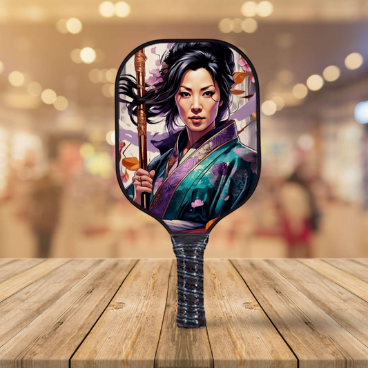 Martial Art Legends  - Michelle Yeoh - Pickleball Paddle