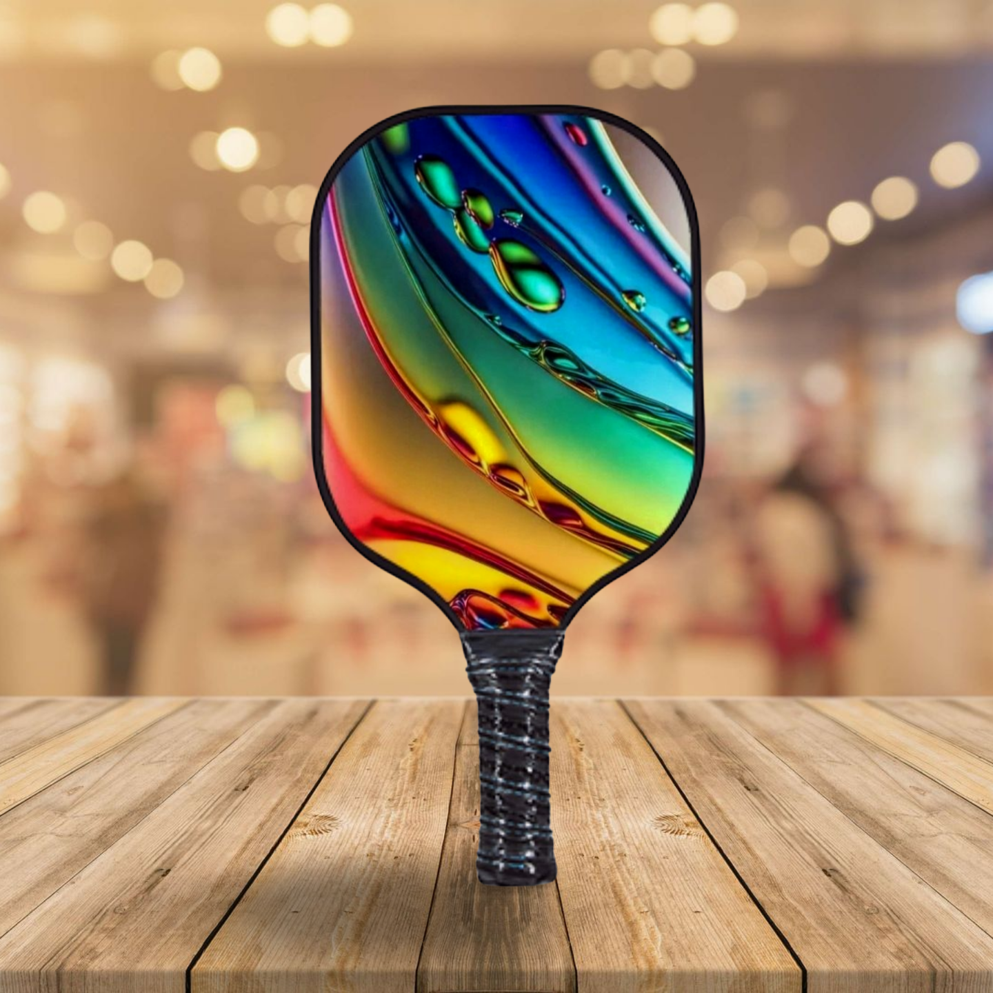 Rainbow Delight - Pickleball Paddle