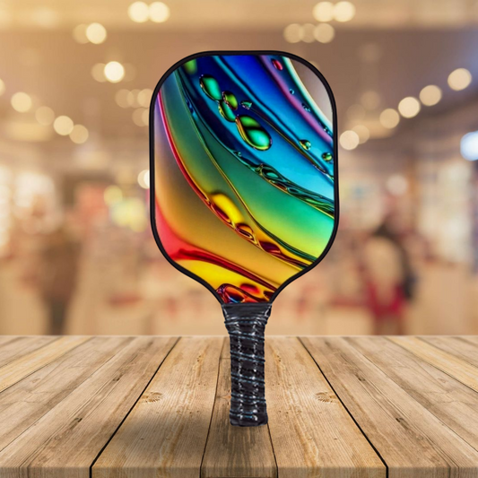 Rainbow Delight - Pickleball Paddle