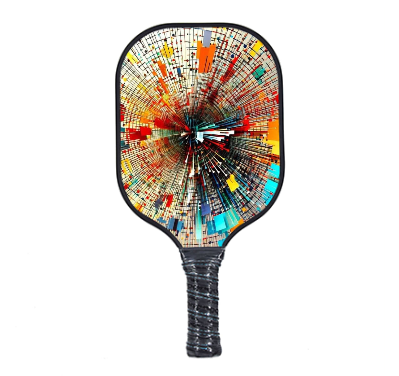 Colorful Indention -Pickleball Paddle