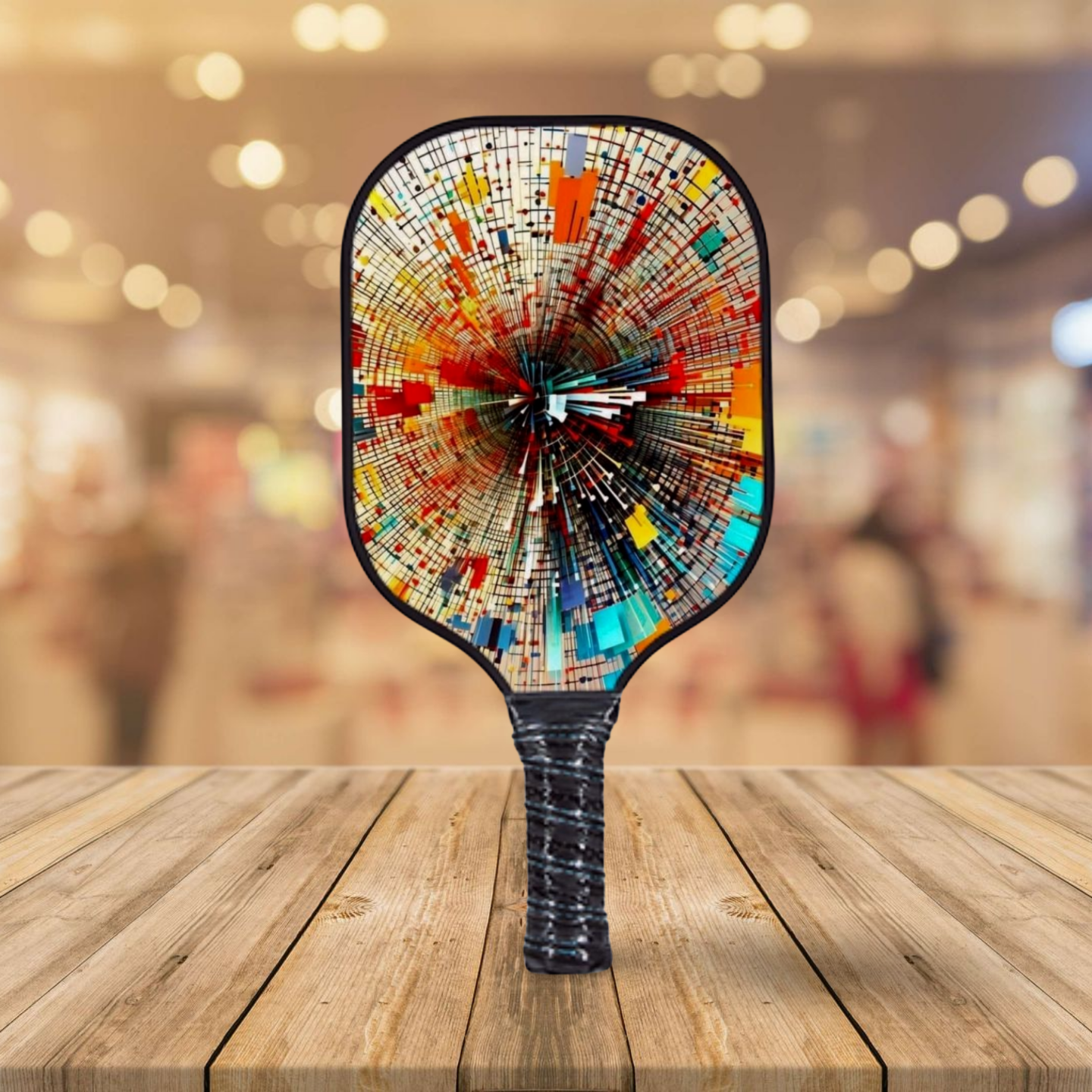 Colorful Indention -Pickleball Paddle