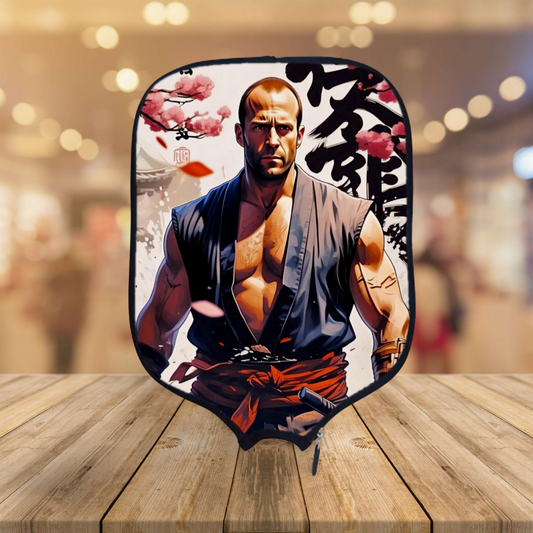 Martial Art Legends - Jason Statham - Pickleball Paddle Cover