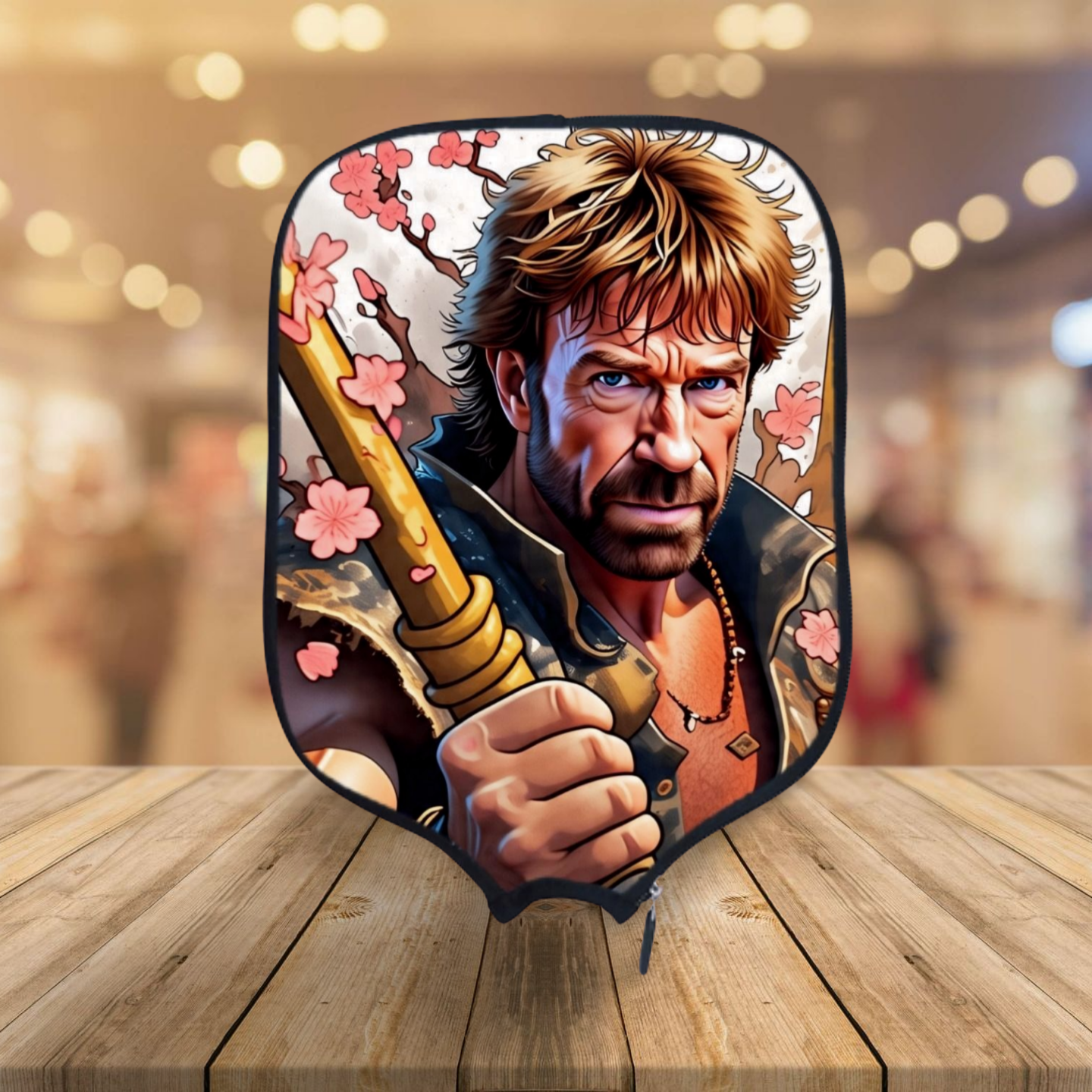 Martial Art Legends - Chuck Norris - Pickleball Paddle Cover