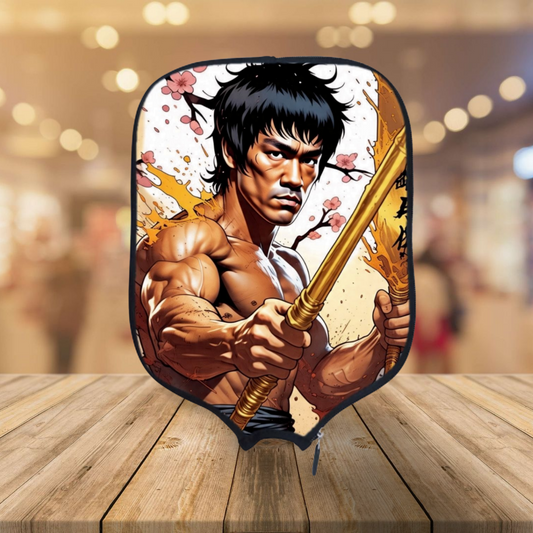 Martial Art Legends - Bruce Lee - Pickleball Paddle Cover
