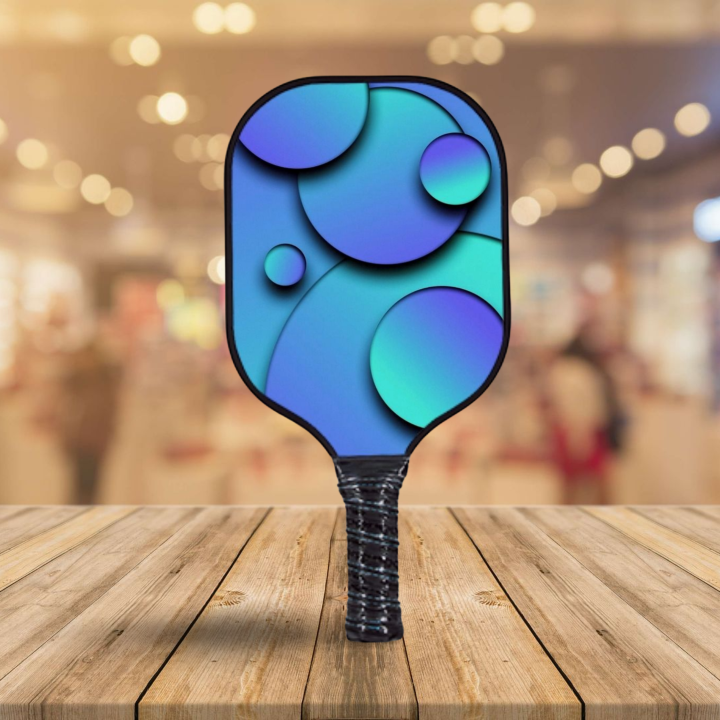 Blue Teal 4 Me Pickleball Paddle