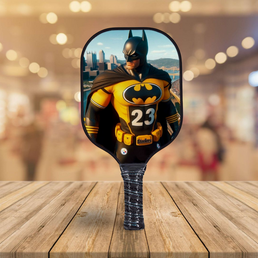 Pittsburgh Steelers - Batman - NFL - Pickleball Paddle